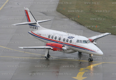Katowice, Pyrzowice Nz. BAe Jetstream 32  linii Jet...
