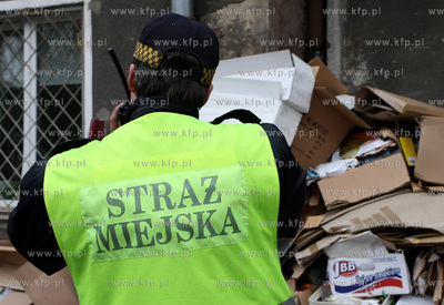 Gdansk. Interwencja strazy miejskiej.
06.02.2009
fot....