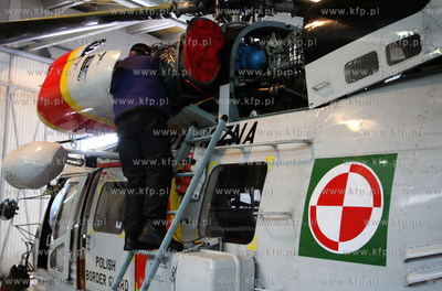 Gdansk, Rebiechowo Nz. Przeglad smiglowca PZL W-3AM...