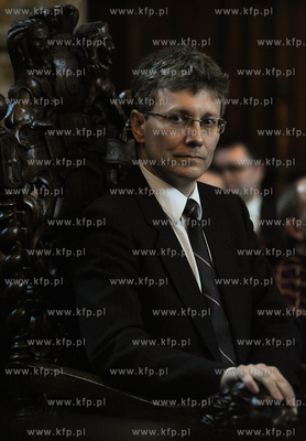 Gdansk. Dwor Artusa. Wreczenie Medali sw. Wojciecha...