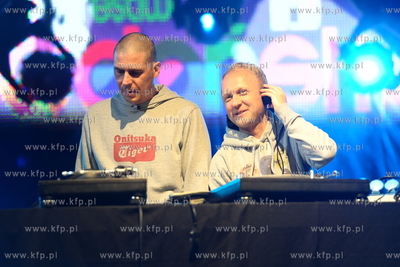 Gdansk. Plac Zebran Ludowych. Festiwal MTV Gdansk Dzwiga...