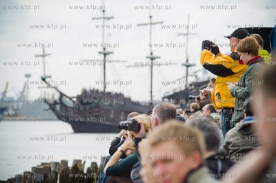 Gdansk. Nowy Port. Bitwa morska na Martwej Wisle na...