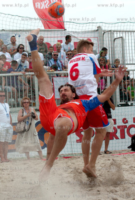 Mecz gwiazd w ramach Finalu Mistrzostw Plazowej Pilki...