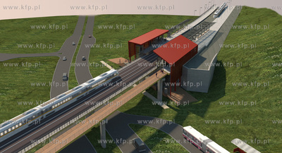 Wizualizacja przystanku PKM Bretowo.
2013 fot. wizualizacja...