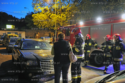 Sopot. Ulica Wybickiego 45. Ok. godziny 21 zapalil...