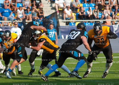 Gdynia. Stadion Miejski. Futbolisci Seahawks znow mistrzami...