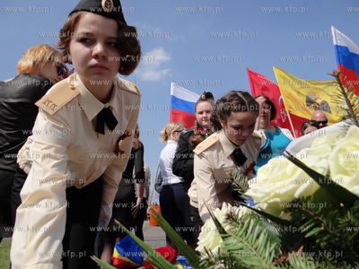 Uroczystosci z okazji zakonczenia II wojny swiatowej...