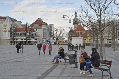 Sopot. Ulica Monte Cassino tzw. Monciak. Na zdjeciu...