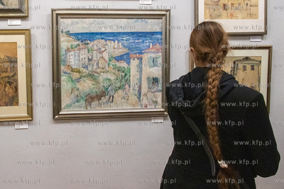 Wernisaż wystawy malarstwa Erwina Elstera w Domu Wiedemanna...