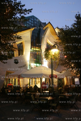 Jesienny Sopot wieczorowa pora, ul. Bohaterow Monte...