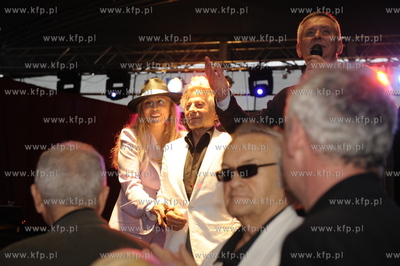 GDAŃSK, FESTIWAL GWIAZD  2008.  Na sopockiej plazy...