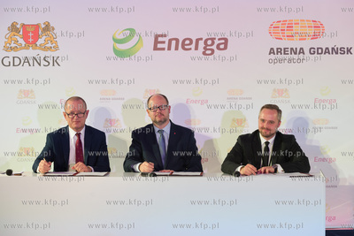 Uroczyste podpisanie umowy sponsorskiej oraz nadania...