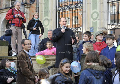 Uroczyste odsloniecie Kolumny Meteorologicznej Daniela...