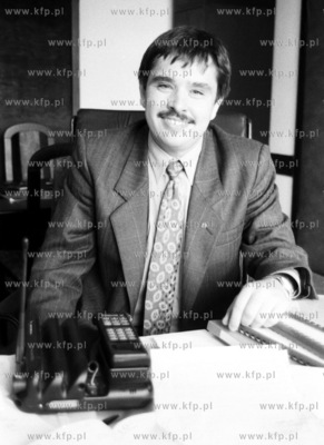 Wiceprezydent Gdanska Dariusz Smialkowski. 10.07.1993...