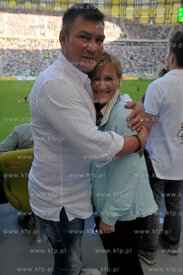 Mecz inauguracyjny na PGE Arena w Gdansku pomiedzy...