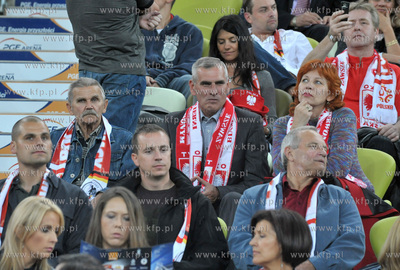 Gdansk. Stadion pilkarski PGE Arena. Mecz towarzyski...