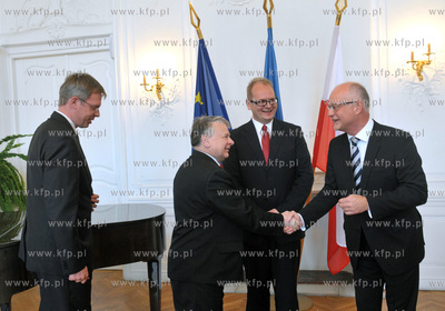 Palac Opatow w Oliwie. Uroczystosc otwarcia Konsulatu...