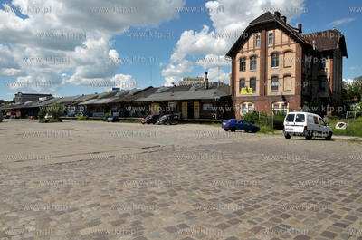 Gdansk. ul. Torunska. Teren dawnego dworca kolejowego,...