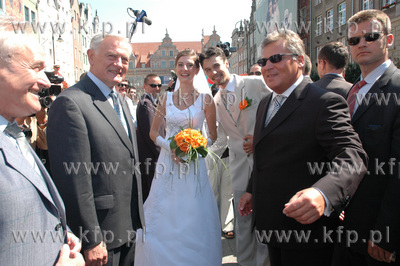 Wizyta prezydenta Litwy Valdasa Adamkusa i prezydenta...