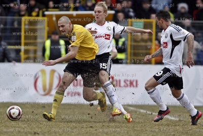 Wejherowo. Cwiercfinal Pucharu Polski w pilce noznej...