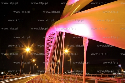 Gdansk Letnica. Wiaduktu przy PGE Arenie w ciagu Trasy...