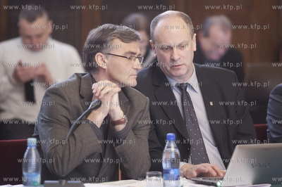 Sesja Rady Miasta Sopotu. Nz. Piotr Baginski.
05.04.2013
fot....