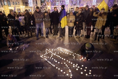 Manifestacja solidarnosci z kijowskim Majdanem w Sopocie.
17.12.2013
fot....