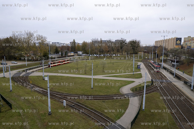 Pętla tramwajowa Zaspa. 07.11.2024 fot. Paweł Marcinko...
