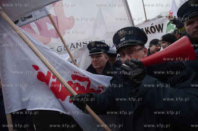 Demonstracja sluzb mundurowych z wojewodzctwa pomorskiego...