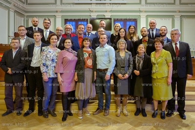 Gdańsk, Nowy Ratusz. Uroczystości związane ze ślubowaniem...