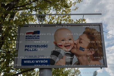 Gdynia. Kampania wyborcza do Parlamentu Europejskiego....