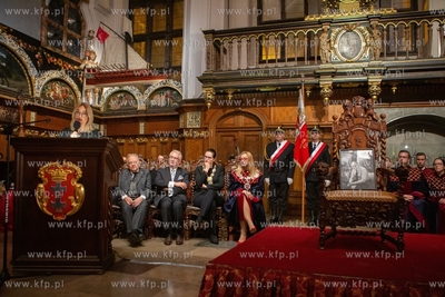Uroczystość wręczenia medali Rady Miasta Gdańska....