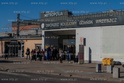 Dworzec kolejowy Gdańsk Wrzeszcz. 18.03.2021 / fot....