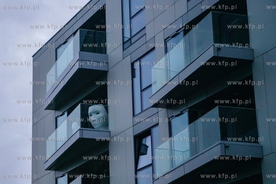 Budynek na osiedlu Yacht Park w Gdyni. 9.08.2021 /...