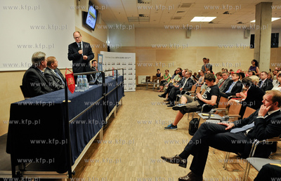 Gdansk. PGE Arena. Uroczyste wreczenie pozwolenia na...