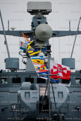 Gdynia Oksywie. Port Wojenny. Wielka gala banderowa...