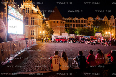 Gdansk. Targ Weglowy. Olimpijska strefa kibica. Relacja...