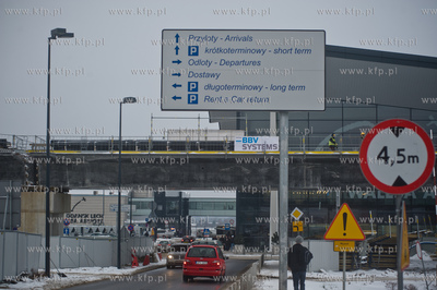 Gdansk. Rebiechowo. Budowa Pomorskiej Kolei Metropolitalnej....