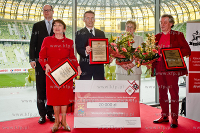 Gdansk. Stadion PGE Arena. Uroczystosc wreczenia nagrod...