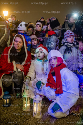 Gdansk. Przywitanie Swietego Mikolaja, parada zaczarowanego...