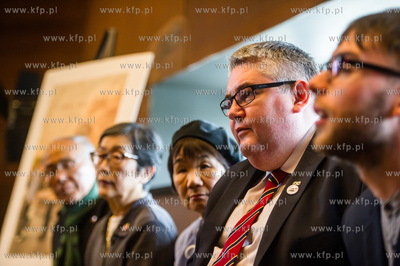 Gdansk. Europejskie Centrum Solidarnosci. Spotkanie...