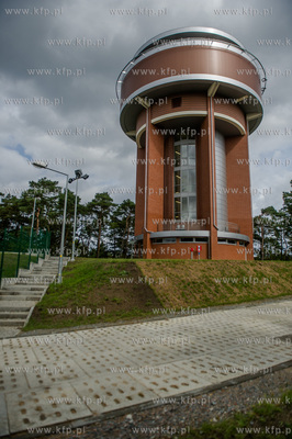 Gdansk. Sobieszewo. Prezentacja zbiornika na wode Kazimierz...