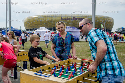 Gdansk. Teren przy Stadione Energa. Festyn Rodzinny...