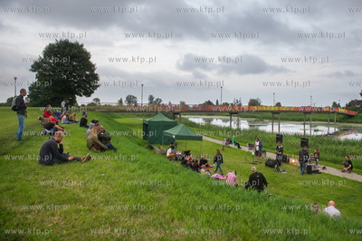 Gdansk. Dolne Miasto. Teren Bastionów przy ulicach...