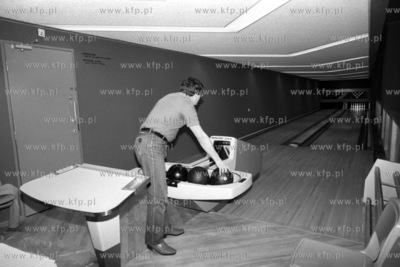 Kryta kręgielnia w hotelu Orbis Marina w Gdańsku...