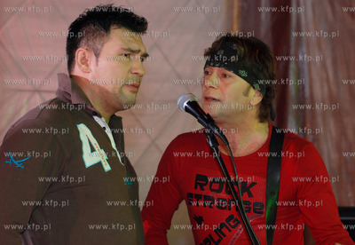 Rumia. W hotelu Faltom Dariusz Michalczewski kreci...