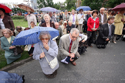Szczecin. Papieska procesja Bozego Ciala, ulicami Szczecina...