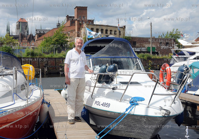 Prezydent Wejherowa Krzysztof Hildebrandt przyplynal...