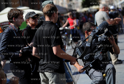 Grupa filmowcow z UEFA realizuje w Polsce cykl krotkich...