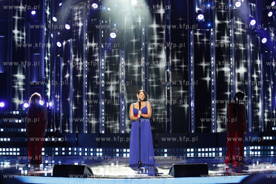 46 Miedzynarodowym Sopot Festival. Nz Kasia WILK wykonawca...